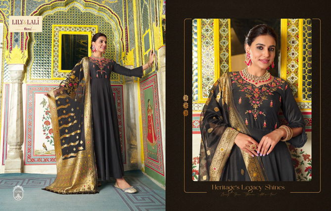 Lily And Lali Mohini Vogue Dupatta With Gown Catalog